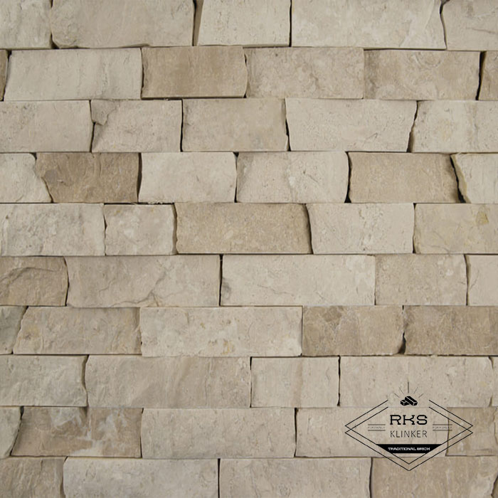 Фасадный камень Полоса - Мрамор Кремовый в Тамбове